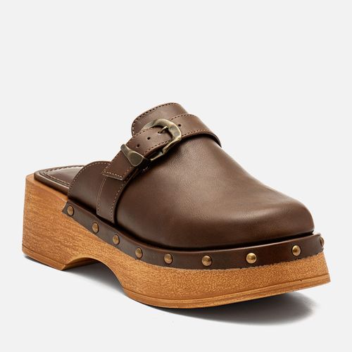 Mule Feminino Milano Marrom 14339