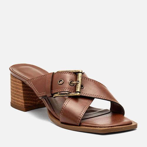 Tamanco Feminino Milano Marrom 14345