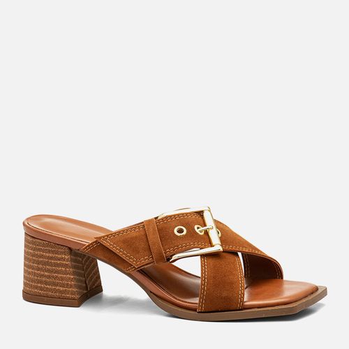 Tamanco Feminino Milano Caramelo 14345