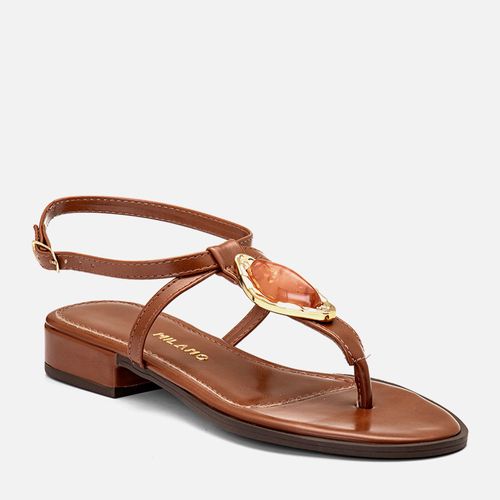 Sandália Feminino Milano Marrom 14374