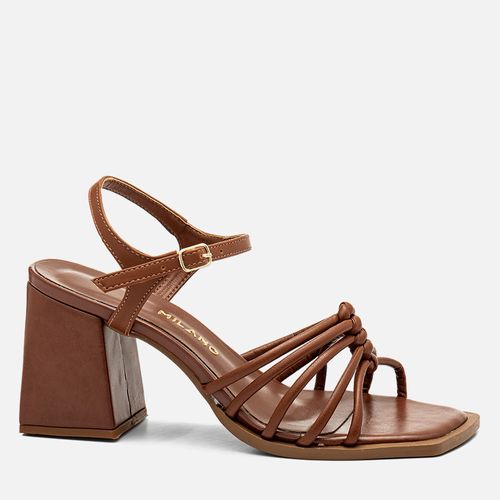 Sandália Feminino Milano Marrom 14344