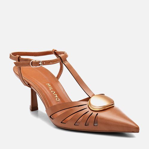Scarpin Feminino Milano Caramelo 14327
