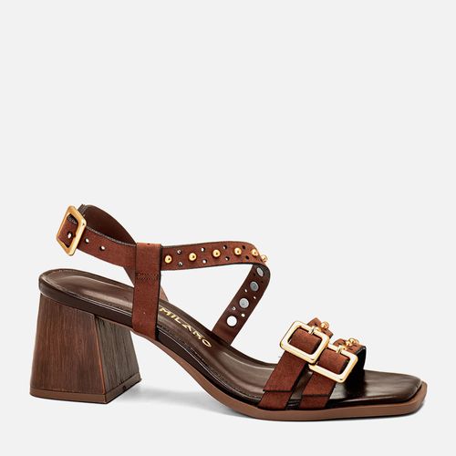 Sandália Feminino Milano Marrom 14414