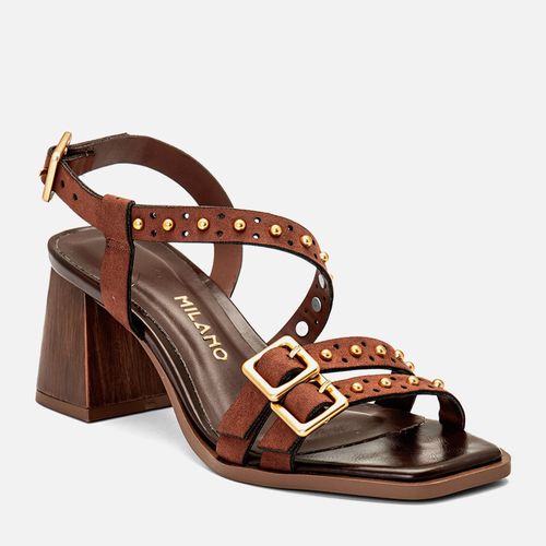 Sandália Feminino Milano Marrom 14414