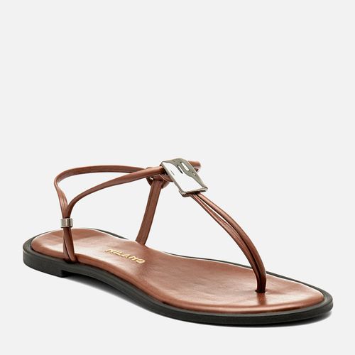 Rasteiras-flats Feminino Milano Marrom 14218