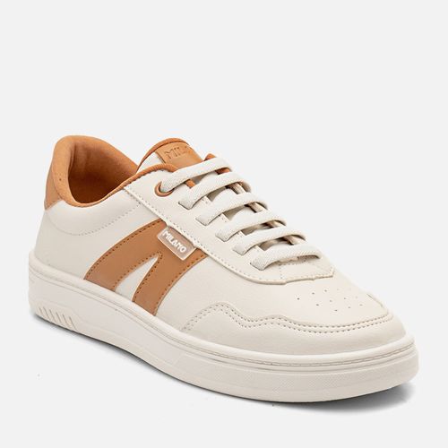 Tênis Sola Caixa Design Esportivo Mix de Cores e Calce Elástico Feminino Milano Caramelo 14353