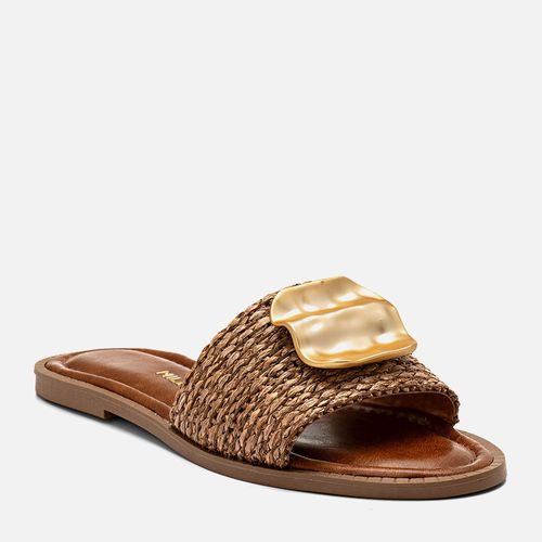 Rasteiras-flats Feminino Milano Marrom 14377