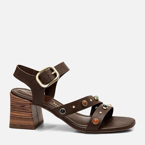 Sandália Feminino Milano Marrom 14406