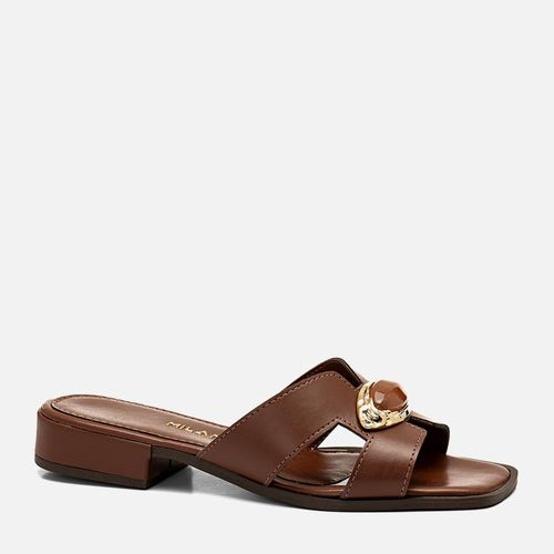 Tamanco Feminino Milano Marrom 14373