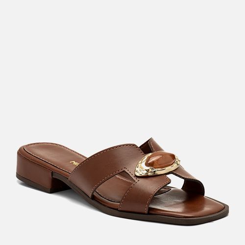 Tamanco Feminino Milano Marrom 14373