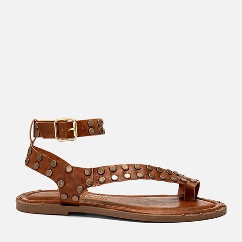 Rasteiras-flats Feminino Milano Caramelo 14368