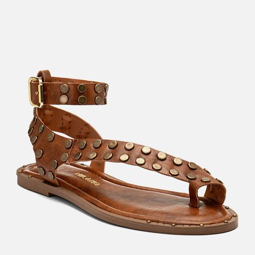 Rasteiras-flats Feminino Milano Caramelo 14368