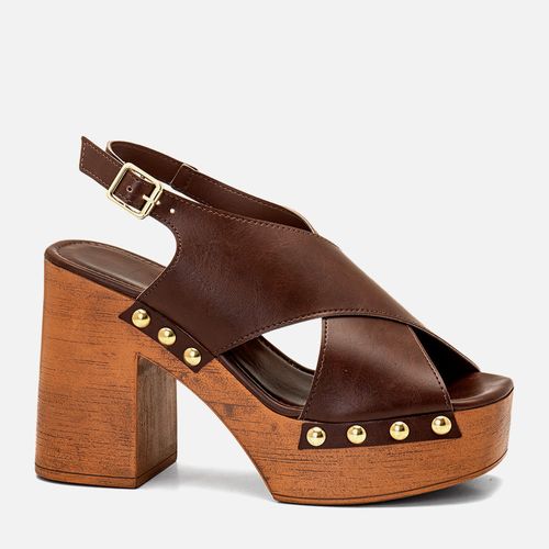 Plataforma Feminino Milano Marrom 14391