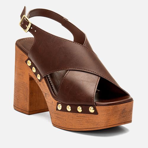 Plataforma Feminino Milano Marrom 14391