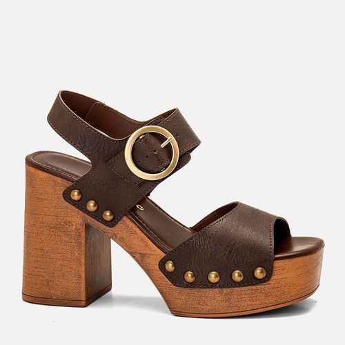 Plataforma Feminino Milano Marrom 14393