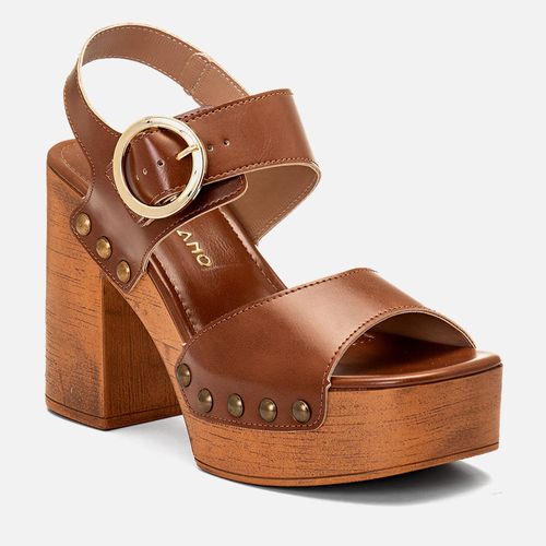 Plataforma Feminino Milano Caramelo 14393