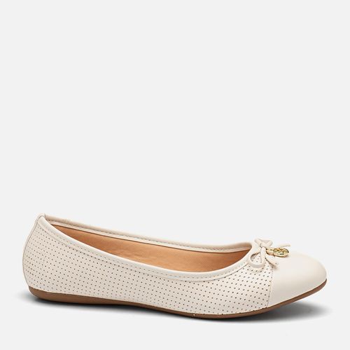 Sapatilha Feminino Milano Off White 14156