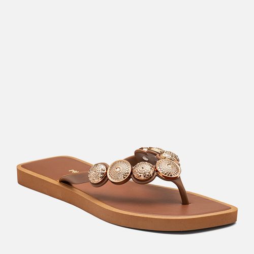 Chinelo Feminino Milano Marrom 14450