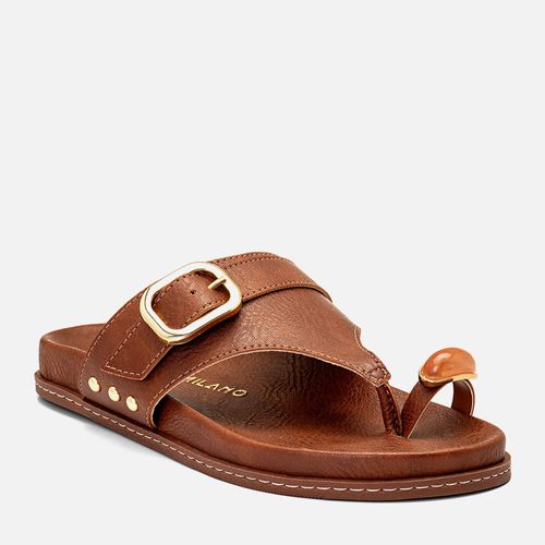 Papete Feminino Milano Caramelo 14403