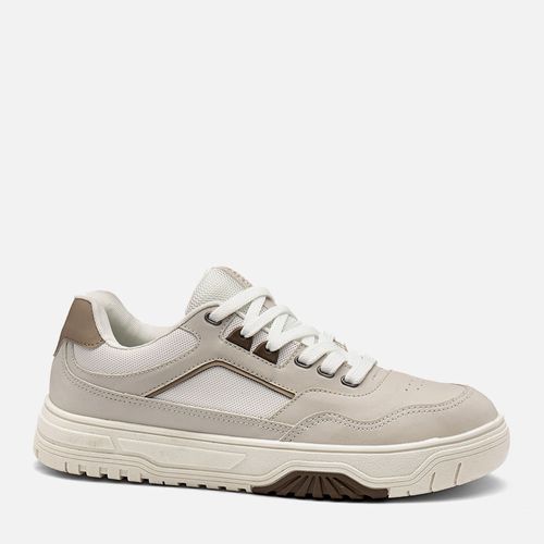 Tênis Casual Visual Esportivo Linha Green Napa Alternativo e detalhes tipo Camurça   Casual Masculino Milano Natural 14491