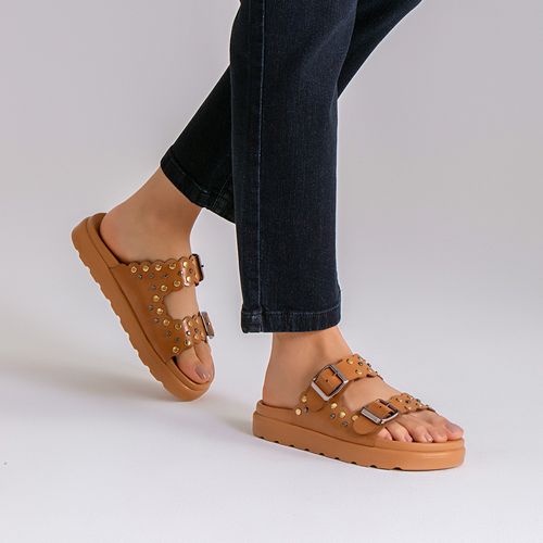 Papete Feminino Milano Caramelo 14452