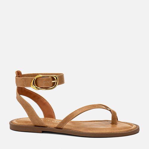 Rasteiras-flats Feminino Milano Bege 14444
