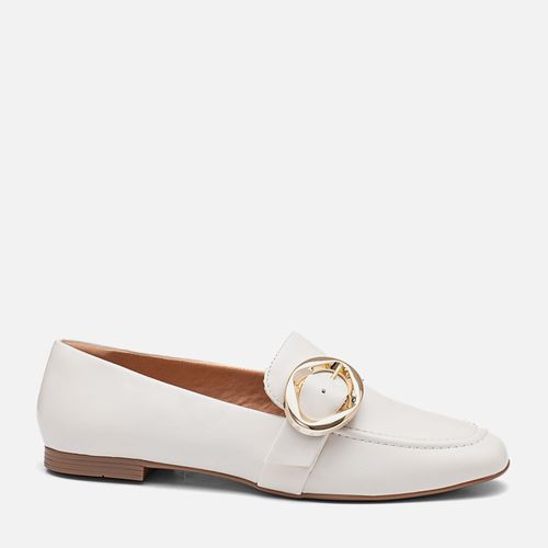 Mocassim Feminino Milano Off White 14468