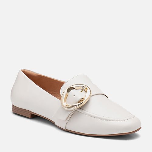 Mocassim Feminino Milano Off White 14468