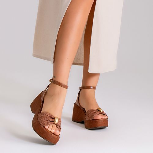 Sandália Feminino Milano Bege 14384