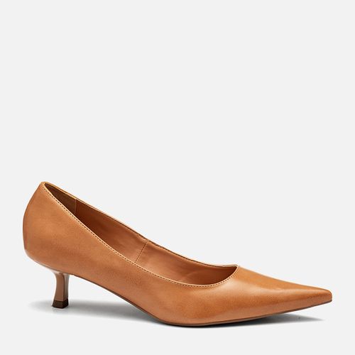 Scarpin Feminino Milano Caramelo 14506