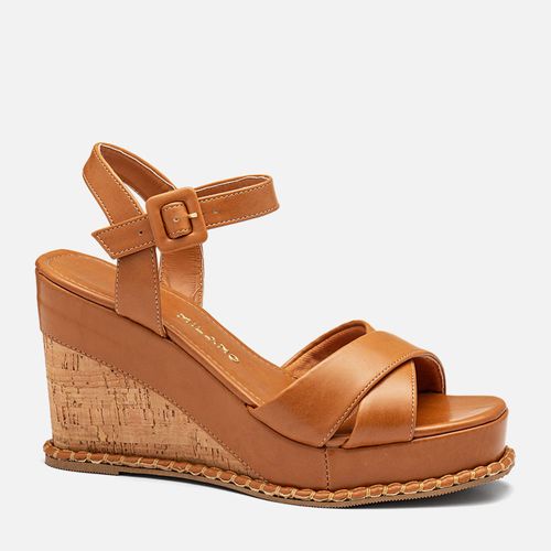 Anabela Feminino Milano Caramelo 14280