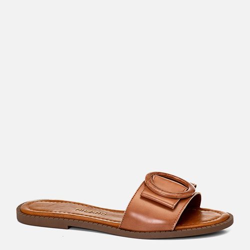 Rasteiras-flats Feminino Milano Caramelo 14541