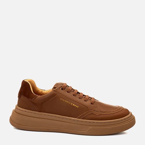Tênis Casual Masculino Milano Tan/ferrugem 14627