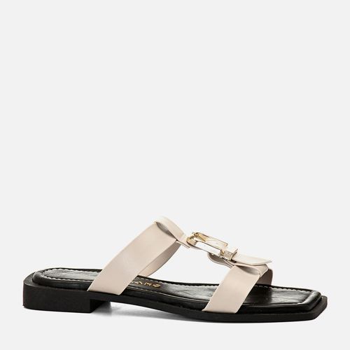 Rasteiras-flats Feminino Milano Off White 14586