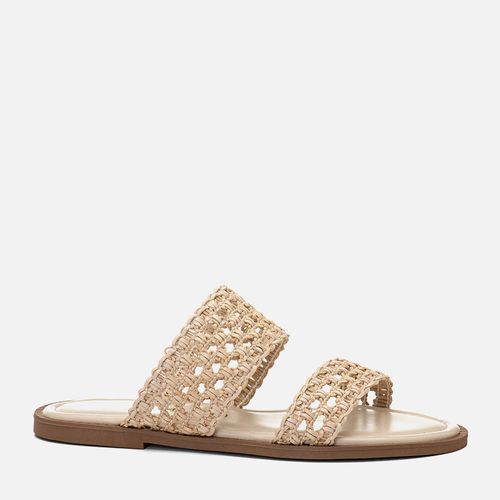 Rasteiras-flats Feminino Milano Off White 14651