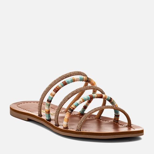 Rasteiras-flats Feminino Milano Caramelo 14645