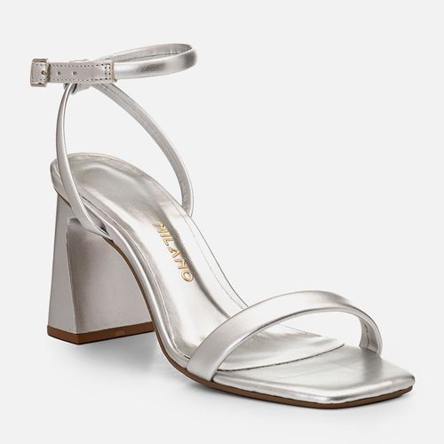 Sandália Feminino Milano Prata 14643