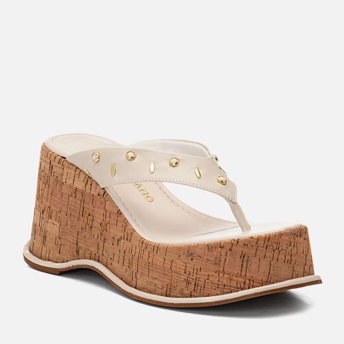 Plataforma Feminino Milano Off White 14596