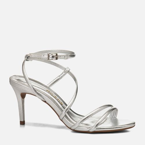 Sandália Feminino Milano Prata 14635
