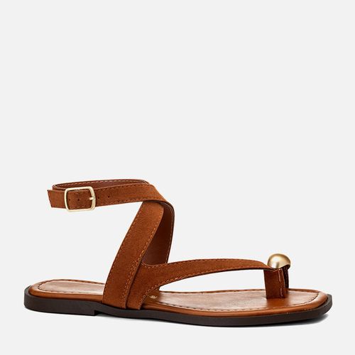 Rasteiras-flats Feminino Milano Caramelo 14622