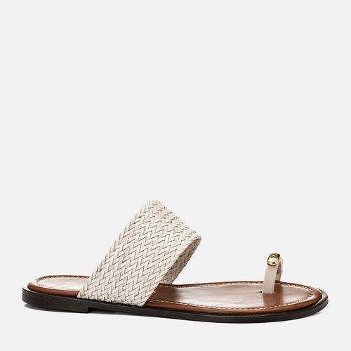 Rasteiras-flats Feminino Milano Off White 14646