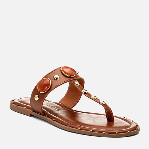 Rasteiras-flats Feminino Milano Caramelo 14591