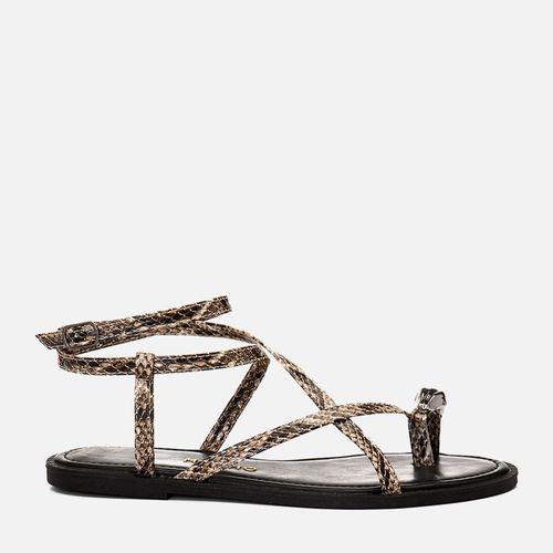 Rasteiras-flats Feminino Milano Cobra 14656