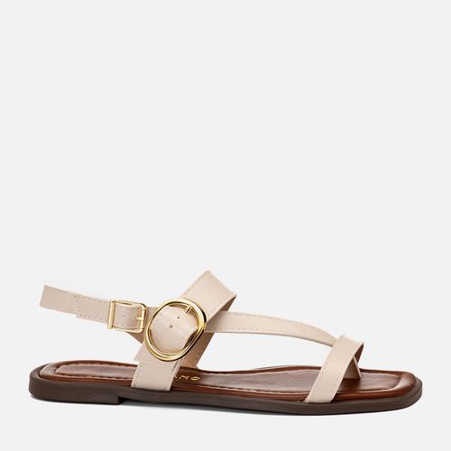 Rasteiras-flats Feminino Milano Off White 14794