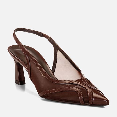 Scarpin Feminino Milano Marrom 14719
