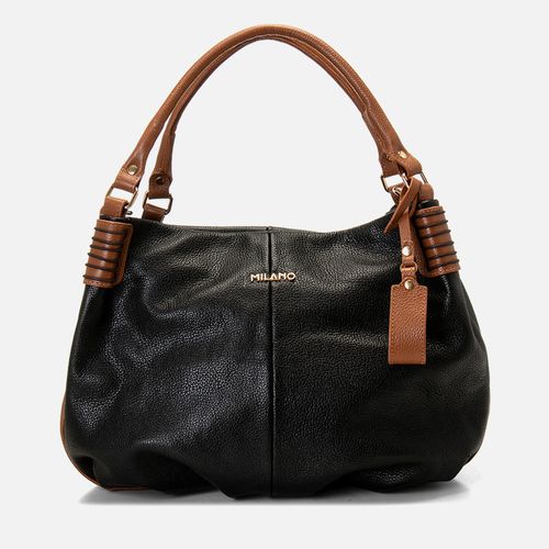 Bolsas Hobo Feminina Milano Preto/caramelo 14211