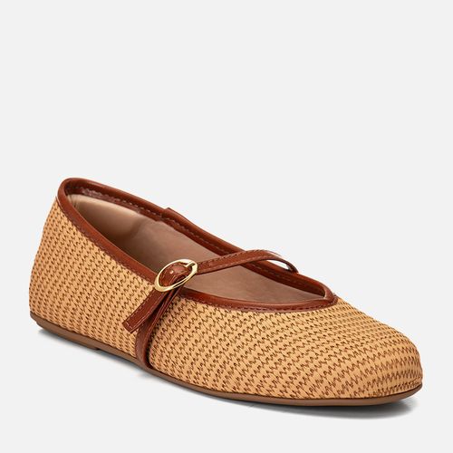 Sapatilha Rasteira Tira Boneca Tramado Natural Feminino Milano Natural 14956