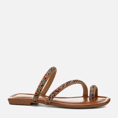Rasteiras-flats Feminino Milano Caramelo 15135